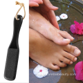 Foot File wooden foot file with long handle black color Manufactory